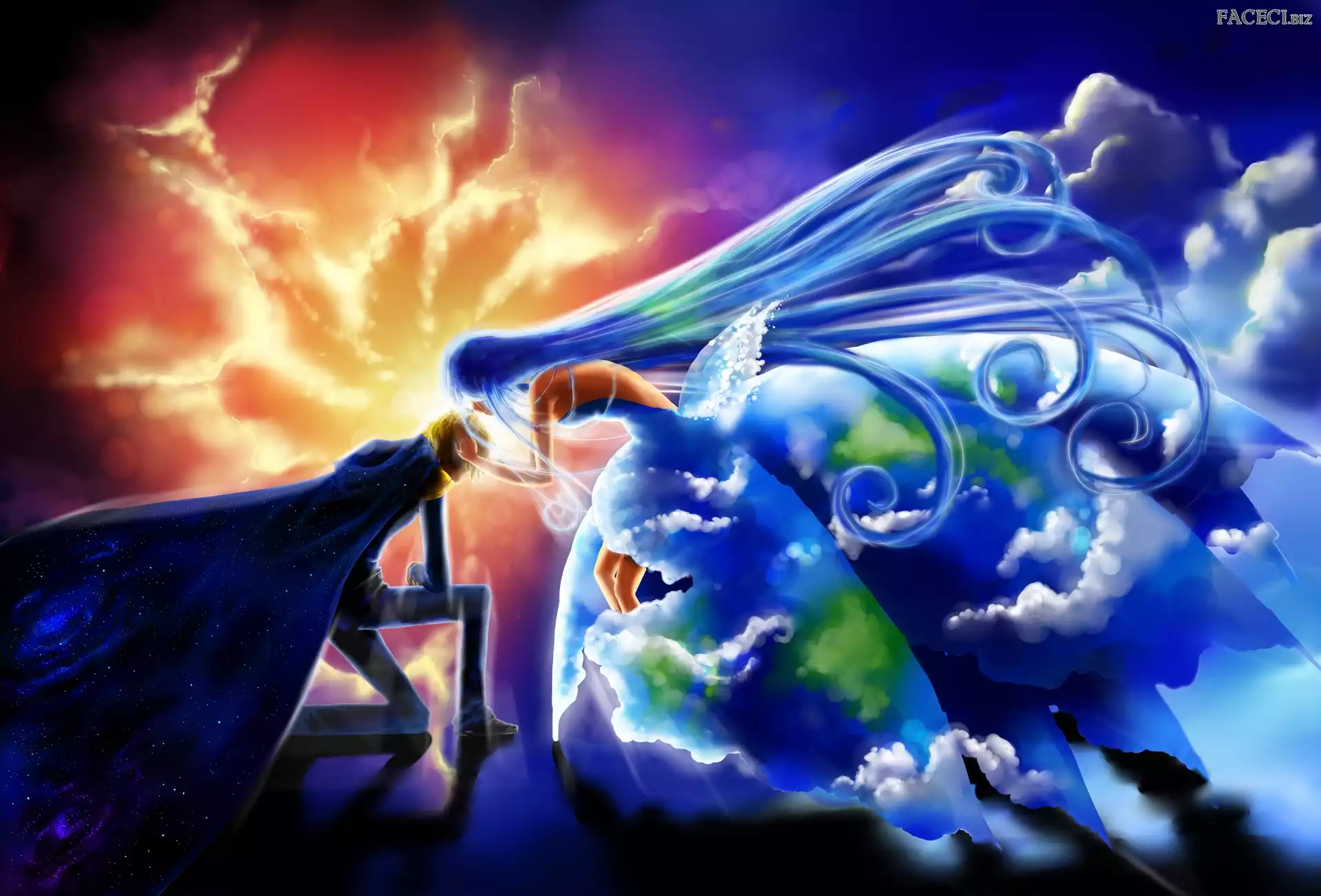 Mężczyzna, Chibionpu, Kobieta