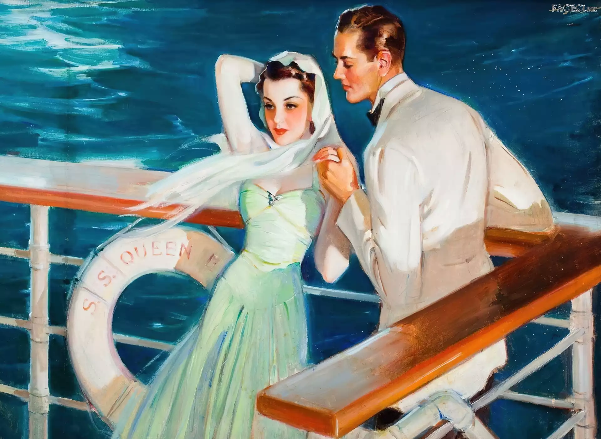 Mężczyzna, Walentynki, Kobieta, Zakochani