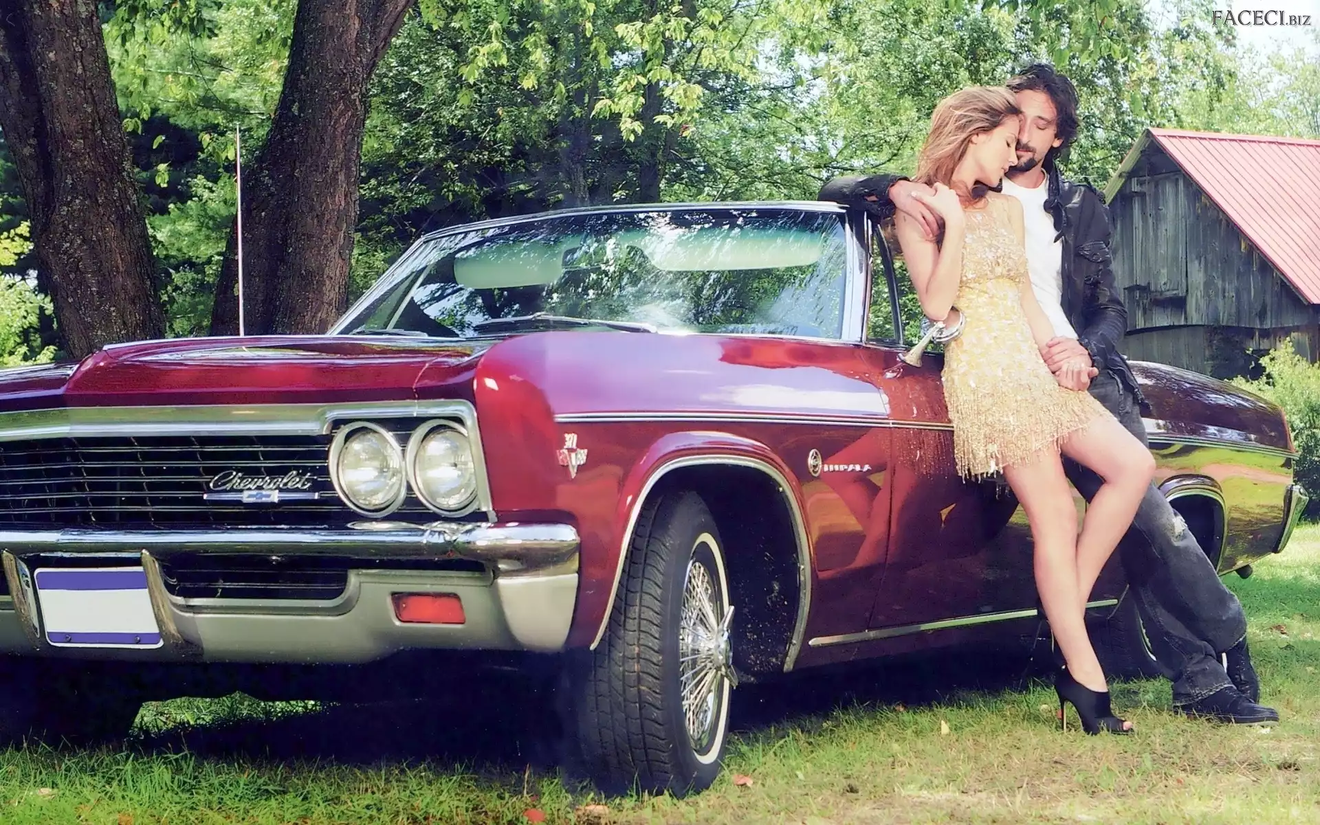 Para, Plener, Zakochana, Samochód